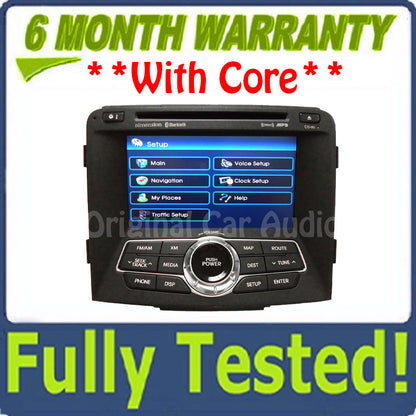 11 12 HYUNDAI Sonata Navigation GPS Satellite XM Radio CD Player OEM Blemished