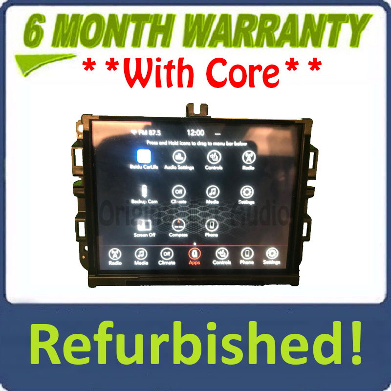 Refurbished 2019 - 2024 Dodge Durango OEM VP2 8.4 WD SXM UCM UAM Multi Media Touch Screen Radio Receiver