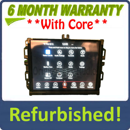 Refurbished 2019 - 2024 Dodge Durango OEM VP2 8.4 WD SXM UCM UAM Multi Media Touch Screen Radio Receiver