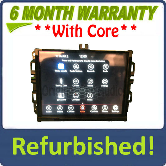 Refurbished 2019 - 2024 Dodge Durango OEM VP2 8.4 WD SXM UCM UAM Multi Media Touch Screen Radio Receiver