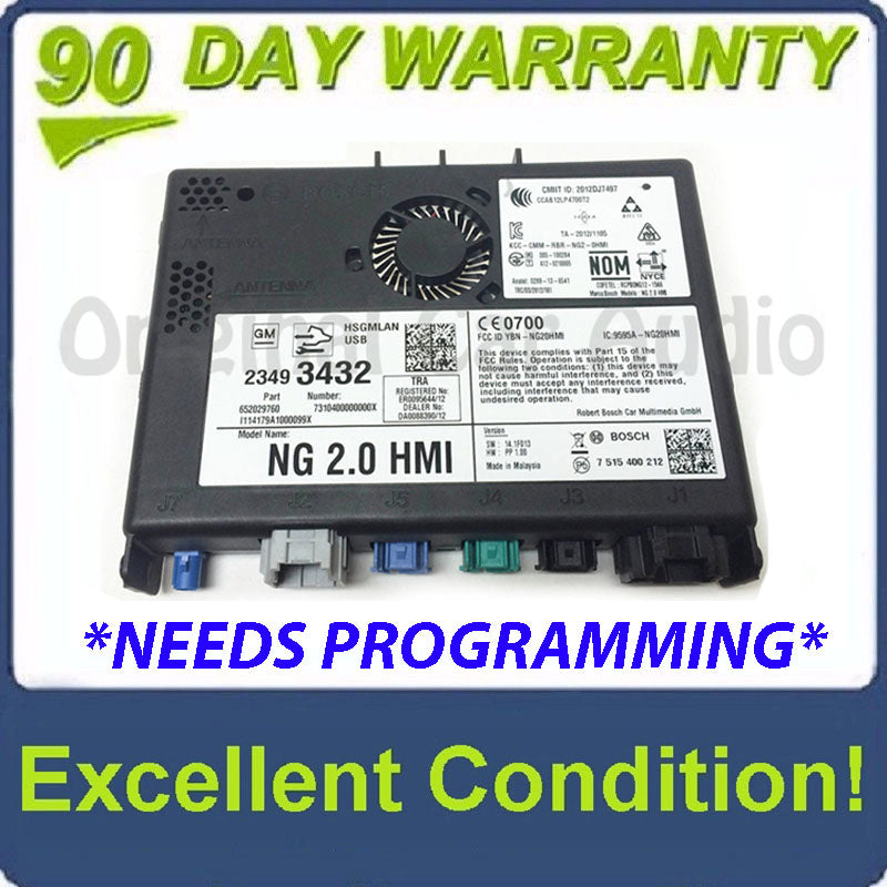 2015 GM Chevy Cadillac OEM Navigation Multimedia Infotainment NG 2.0 HMI