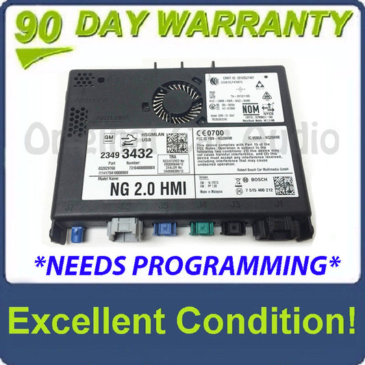 2015 GM Chevy Cadillac OEM Navigation Multimedia Infotainment NG 2.0 HMI