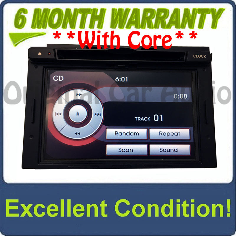 2011 - 2013 Kia Optima OEM Navigation Touch Screen Display Radio Receiver - BLACK