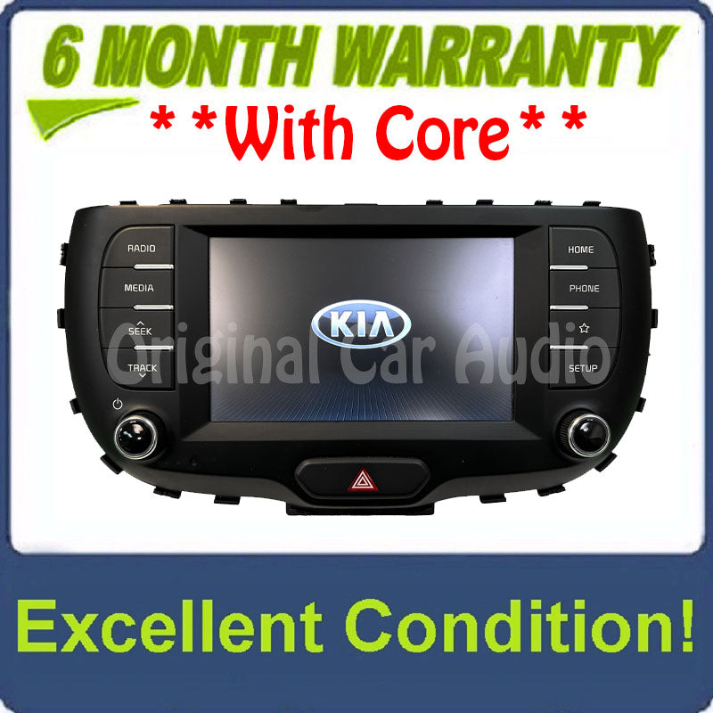 2020 - 2022 Kia Soul OEM AM FM Apple Carplay Android Auto Radio Receiver 7" Screen