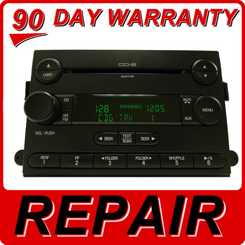 REPAIR Service 2006 2007 2008 2009 2010 2011 2012 LINCOLN OEM Navigator Mark LT MKX MKZ Zephyr 6 CD Changer Repair