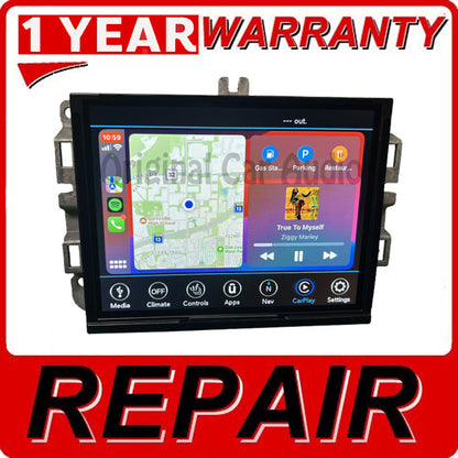 2017 - 2021 Chrysler Dodge Jeep Ram OEM VP4 Navigation Uconnect Touch Screen Replacement REPAIR ONLY