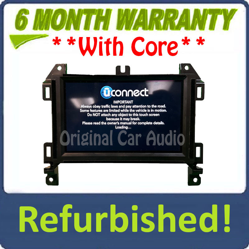 Refurbished 2019-2020 Jeep Wrangler OEM AM FM XM Radio 7" Touch-screen Uconnect VP2 JL NA