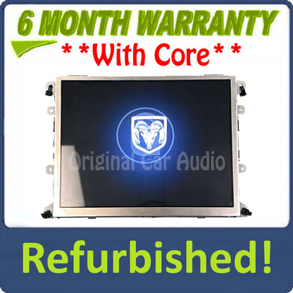REMAN 2019 - 2020 RAM DODGE OEM 8.4 Navigation Display Screen