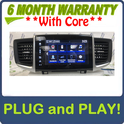 2017 2018 Honda Ridgeline Rtle Radio Am Fm Cd Player 39540-T6z-a41 (Navigation)