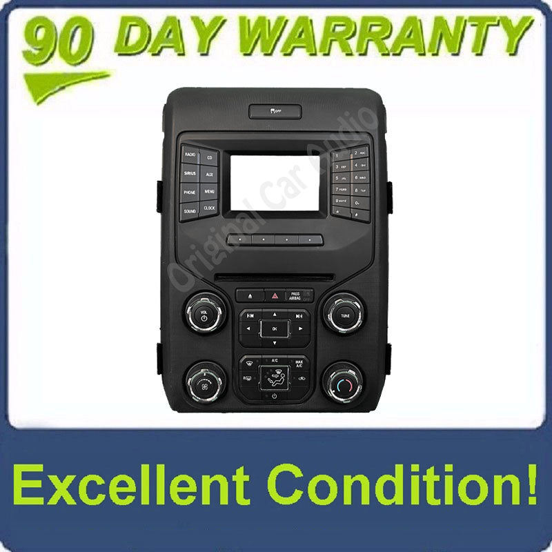 2013 - 2014 F-150 F150 OEM Temp AC Radio Control Panel 4.2' Screen Bezel Only