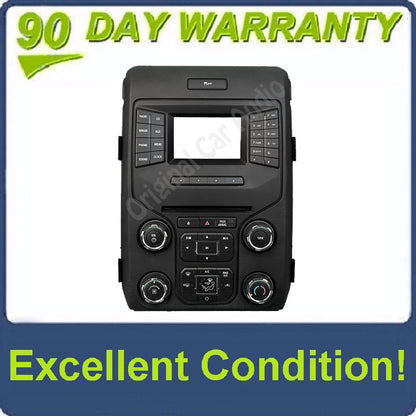 2013 - 2014 F-150 F150 OEM Temp AC Radio Control Panel 4.2' Screen Bezel Only