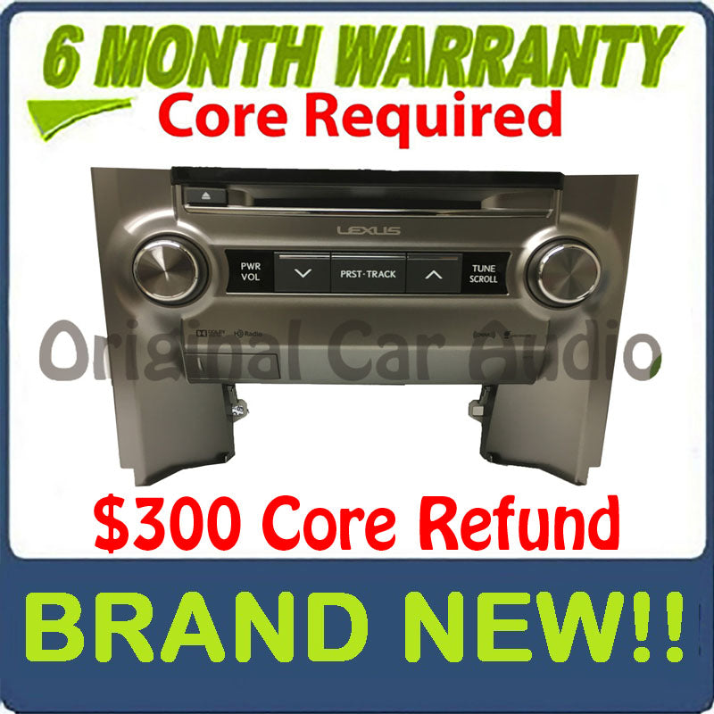 NEW 2014 - 2020 Lexus GX460 OEM Gracenote Navigation HD SAT Radio AM FM Stereo Receiver 100514, 100255, 100517, 100515, 100861