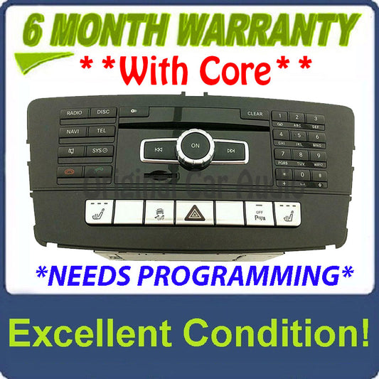 2014 - 2016 Mercedes Benz GL ML Class OEM Comand Navigation 6 CD Radio Multi Media Receiver