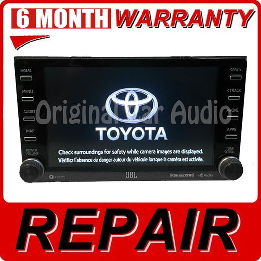 Repair Service 2017 - 2023 Toyota Rav4 Sienna Camry Corolla OEM Navigation Radio Receiver Display Mainboard Repair