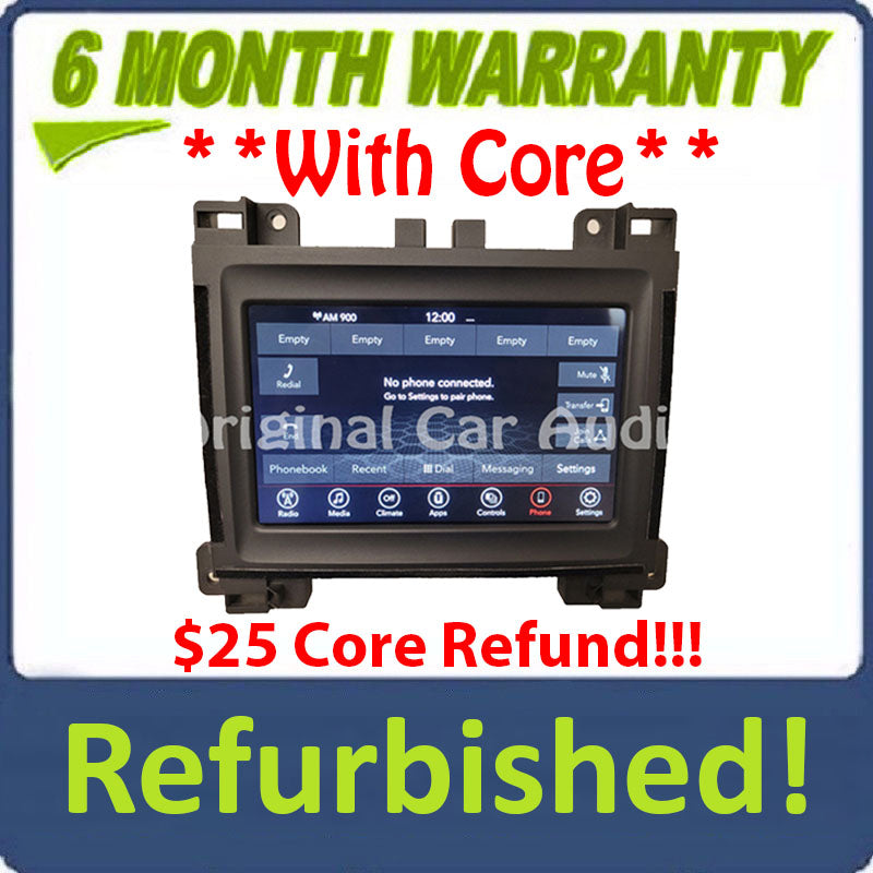 Refurbished 2018 - 2019 Dodge Charger Challenger OEM 7" VP2 Uconnect Touchscreen Information Display