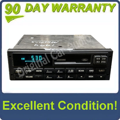 1994 - 1998 Ford Mustang OEM AM FM Radio Receiver Premium Sound Tape Cassette