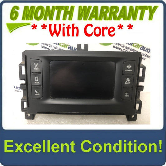 2015 - 2016 Jeep Cherokee OEM VP2 5" Touch Screen AM FM SAT Radio Receiver