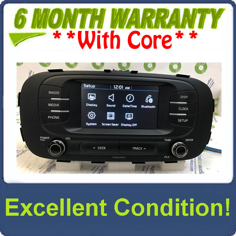 2017 - 2019 Kia Soul OEM Media AM FM XM Radio Receiver