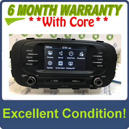 2017 - 2019 Kia Soul OEM Media AM FM XM Radio Receiver