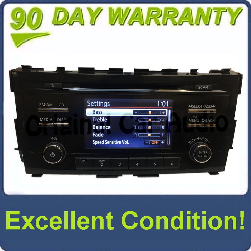 2013 - 2015 Nissan Altima AM FM USB 5" Screen Display Radio Receiver  CD Player