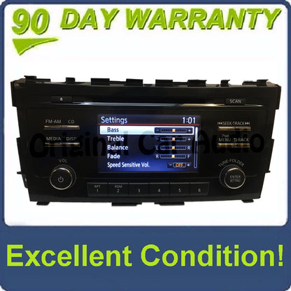2013 - 2015 Nissan Altima AM FM USB 5" Screen Display Radio Receiver  CD Player