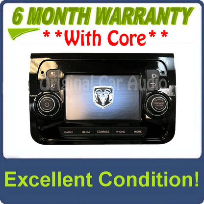 2014 - 2017 Ram ProMaster VAN OEM 637 NAFTA COMPASS Multi Media Radio Receiver