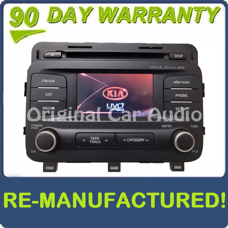 Reman 2014 - 2016 Kia Optima OEM AM FM XM HD Radio Infinity Sound CD Player