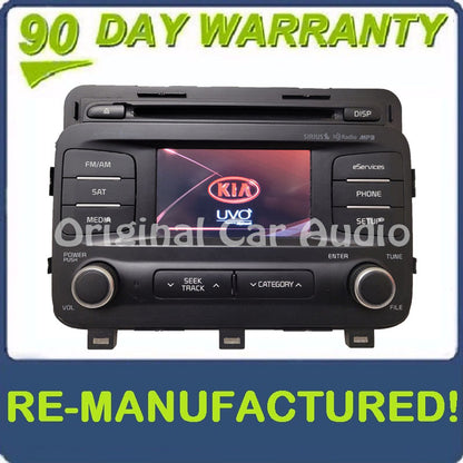 Reman 2014 - 2016 Kia Optima OEM AM FM XM HD Radio Infinity Sound CD Player