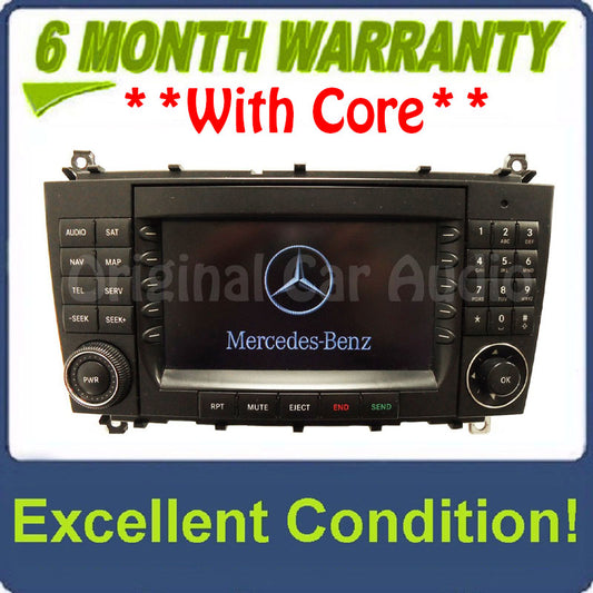 2005 2006 2007 Mercedes-Benz C Class OEM Comand Navigation Radio CD Player TYPE 203