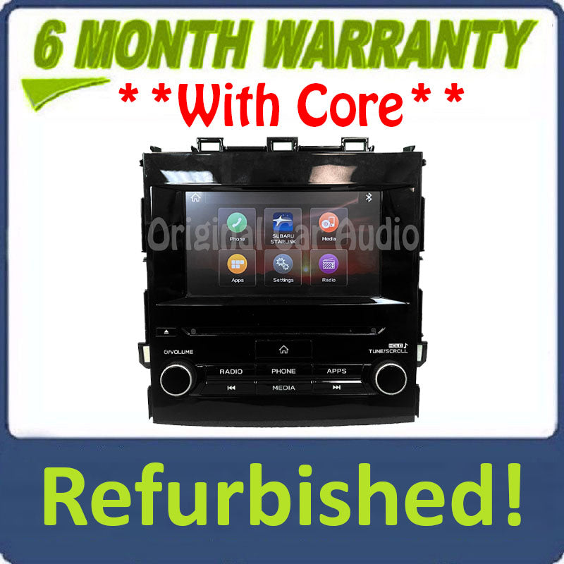 Refurbished 2017 - 2023 SUBARU IMPREZA CROSSTREK AM/FM RADIO CD player Receiver CONTROL UNIT OEM - Analog