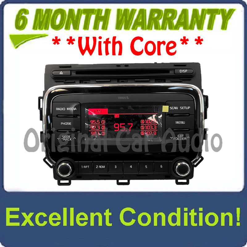 2017 - 2018 Kia Forte5 OEM AM FM SAT Radio CD Player Receiver