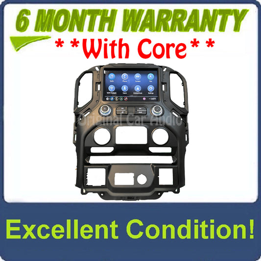 Chevy GMC Sierra 1500 2500 3500 OEM Bezel 8" Display Screen Radio Control Panel Unit