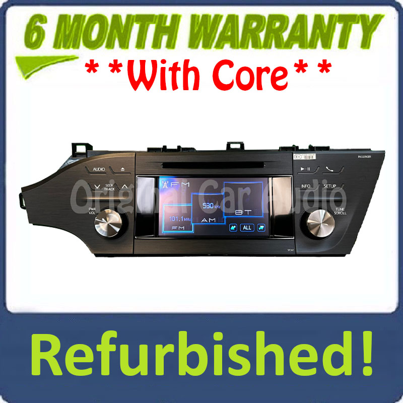 Reman 2013 - 2014 Toyota Avalon OEM Radio AM FM CD Player Display Receiver