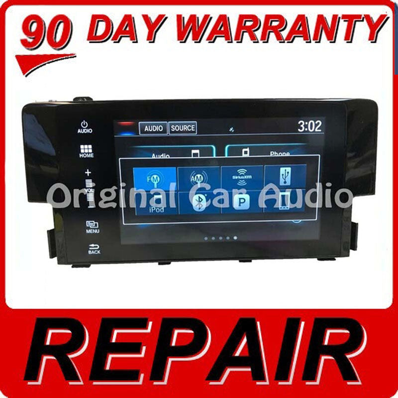 Repair for 2016 - 2018 Honda Civic OEM Factory Display Touch Screen Repair Service