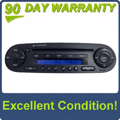 VW Volkswagen Beetle Bug Radio CD Player 1C0035196 1998 1999 2000 2001 2002 2003 2004 2005 2006 2007 2008 2009 2010 OEM