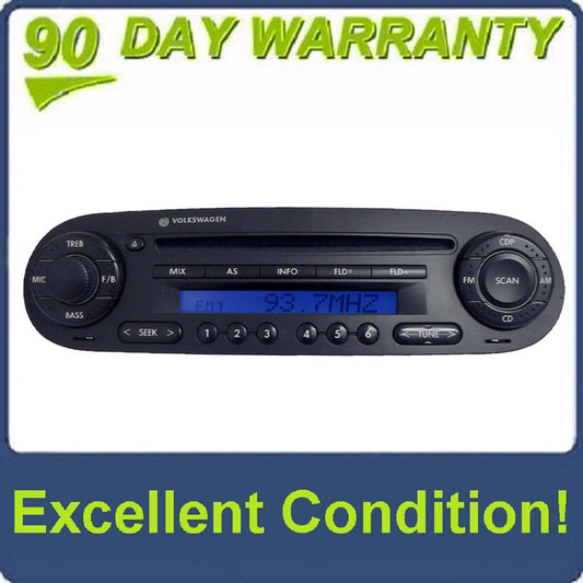 VW Volkswagen Beetle Bug Radio CD Player 1C0035196 1998 1999 2000 2001 2002 2003 2004 2005 2006 2007 2008 2009 2010 OEM