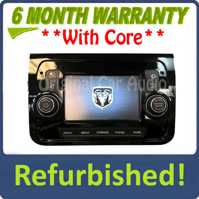 Refurbished 2014 - 2017 Ram ProMaster VAN OEM 637 NAFTA COMPASS Multi Media Radio Receiver