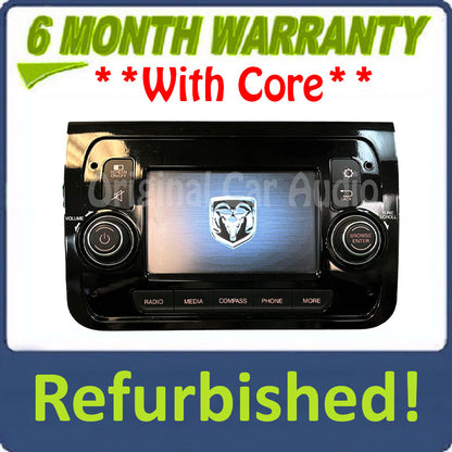 Refurbished 2014 - 2017 Ram ProMaster VAN OEM 637 NAFTA COMPASS Multi Media Radio Receiver