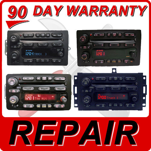REPAIR Service 2004 2005 2006 Chevy Tahoe Suburban Blazer Silverado OEM Radio 6 Disc CD Changer