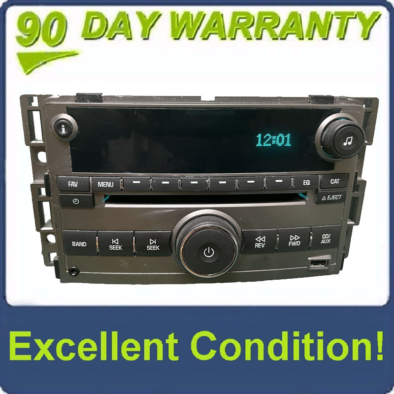 2009 - 2012 Chevy Chevrolet Malibu OEM Single CD USB Aux AM FM Radio Receiver UUI