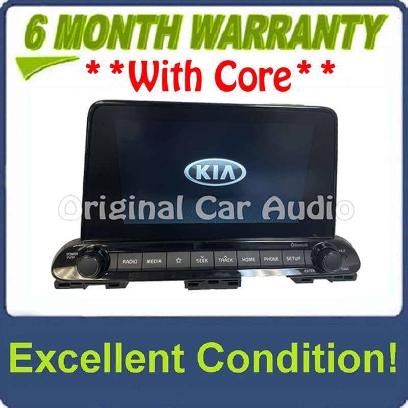 2019 - 2020 Kia Forte OEM AM FM Non-Nav Multi Media Radio Receiver