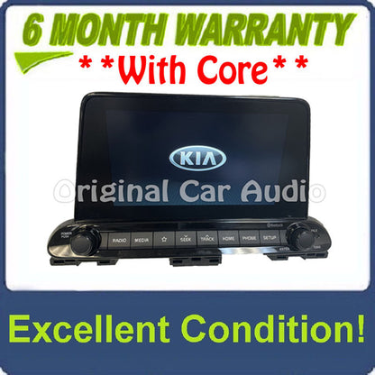 2019 - 2020 Kia Forte OEM AM FM Non-Nav Multi Media Radio Receiver
