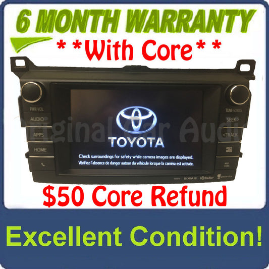 2016 - 2018 Toyota Rav4 OEM Entune Navigation Gracenote SAT HD Radio Receiver 100575 100583