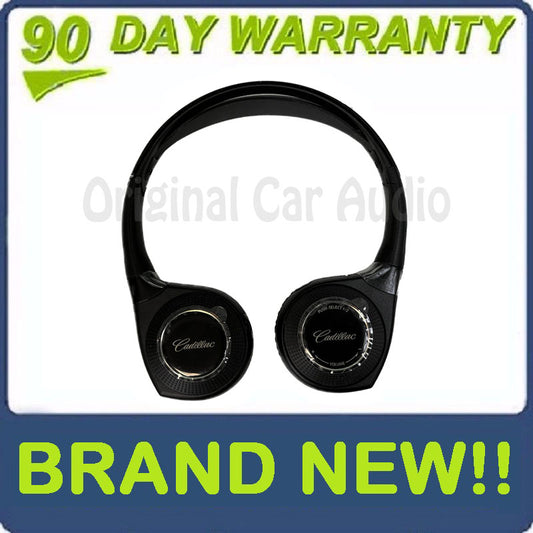Brand New 2010 - 2024 Cadillac Escalade OEM Pair of Overhead DVD System Wireless Headphones + DVD Remote Set of 2
