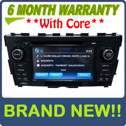 NEW 2014 2015 Nissan ALTIMA OEM Navigation NissanConnect XM Radio AUX  MP3 CD Player