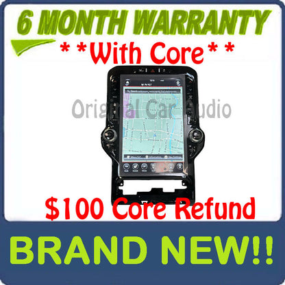 NEW 2020 - 2021 Dodge Ram 2500 3500 OEM Navigation Center Stack 12" Touch Screen Display Control Panel