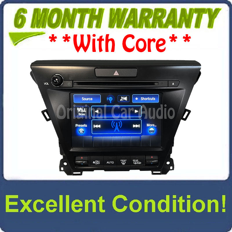 2017 Acura MDX OEM Information Display Screen Radio Receiver