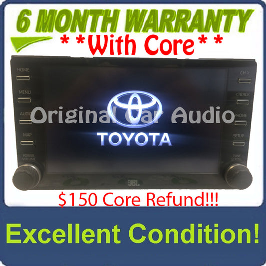 2018 - 2020 Toyota Rav4 OEM JBL Navigation Bluetooth DAB AM FM Radio Receiver