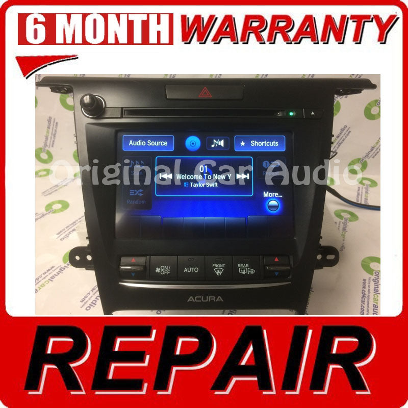 Repair YOUR 2015 - 2017 Acura TLX OEM Non Navigation Radio Display Screen Repair Service