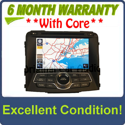 2011-2013 Hyundai Sonata Dimension GPS Navigation HD Radio 96560-3Q0054X
